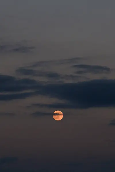 Luna Cerul Nopţii — Fotografie, imagine de stoc