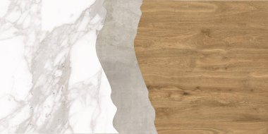 Tahtadan, mermerden, betondan, çimentodan ve taştan yapılmış geometrik dikişsiz dekor.