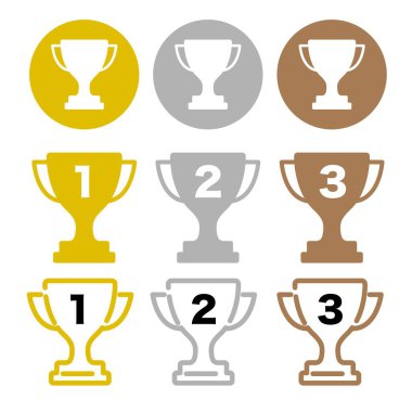 Sıralama: Simge illüstrasyon seti