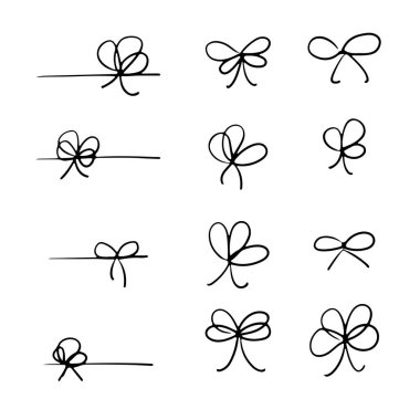 El yazısı kurdele dekorasyon seti