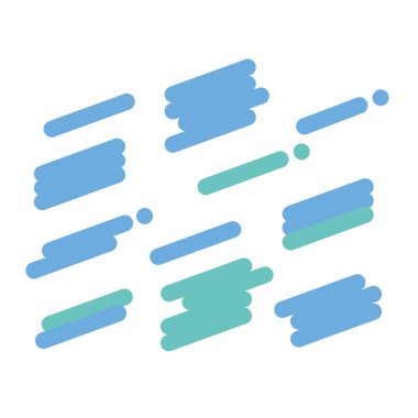 Belirsiz çizgi illüstrasyon seti: vektör