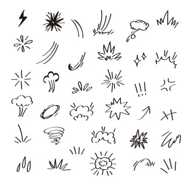 El yazısı efekti çizimi: vektör