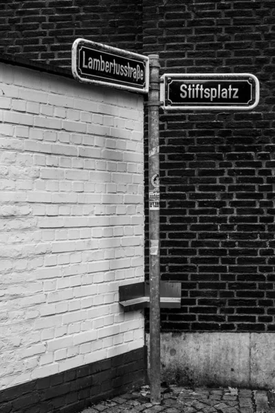 ドイツの通り名表示 — ストック写真