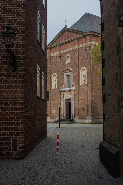 Старая Каменная Церковь Немецком Городе — стоковое фото