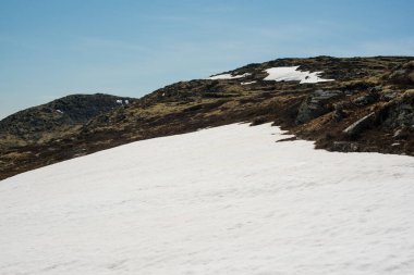 Norveç 'in Arktik Tepelerinde Kar yağışıweather forecast