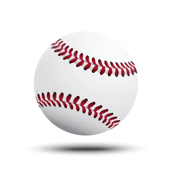 stock vector Vector illustration. Baseball ball isolated on white background.