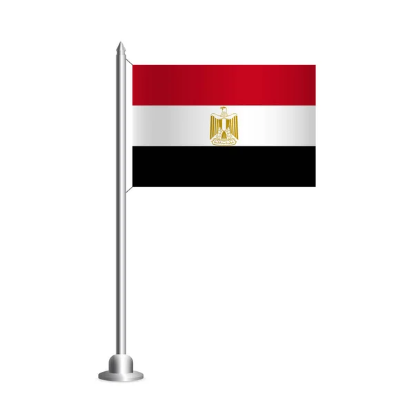 stock vector Vector Illustration. Background with flag of  Egypt