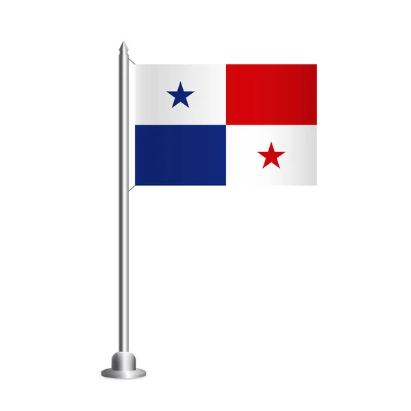 Illustration Vectorielle Drapeau Panama — Image vectorielle