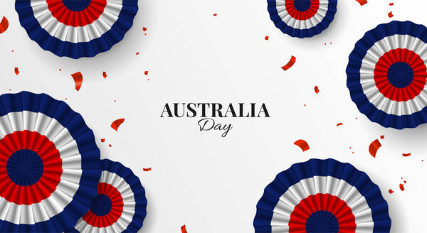 Vector Illustration of Australia Day. Celebration banner.