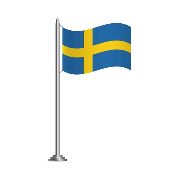 スウェーデンの国旗 ベクターイラスト ロイヤリティフリーのストックイラスト