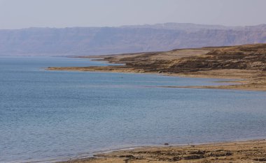İsrail 'de Ölü Deniz Panoraması
