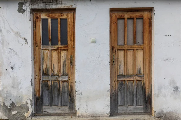 Texture Old Wooden Doors — Stock Photo, Image