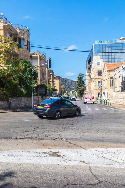 Haifa Izrael Październik 2022 Ulice Miasta Haifa Izraelu — Zdjęcie stockowe