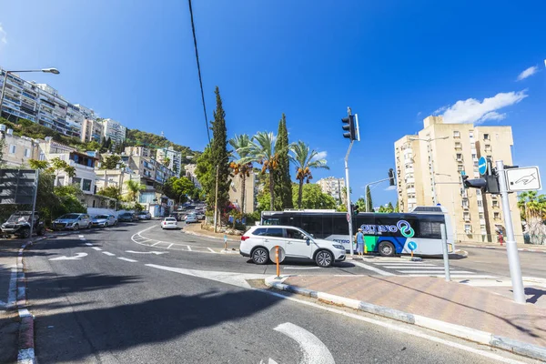Haifa Israel Oktober 2022 Straßen Der Stadt Haifa Israel — Stockfoto