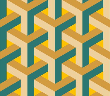 Soyut tekrarlayan kusursuz geometrik desen