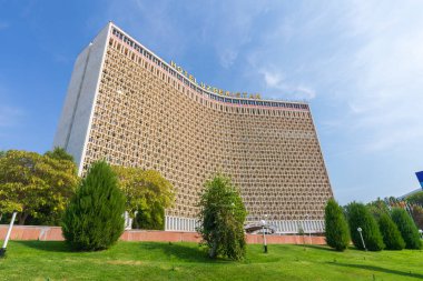 Semerkand, Özbekistan - Ekim. - 10. 2024: Taşkent 'te Özbekistan Oteli