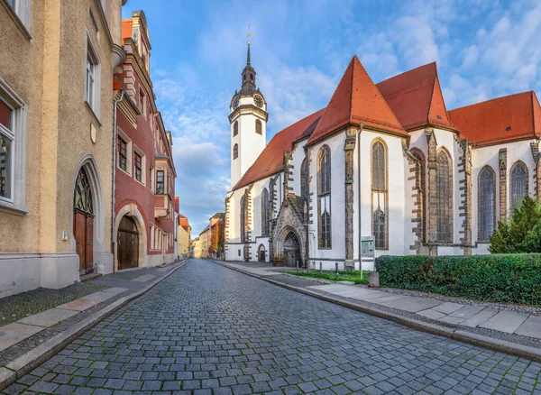ドイツのトルガウ 聖マリエン教会の眺め マリエンキルシュ — ストック写真