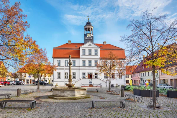 Bad Duben Germany View Historic Building Town Hall Rathaus Located — Stock Photo, Image