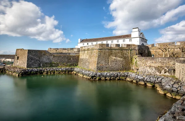 Forte Sao Bras Coastal Renaissance Fortress Dating 1552 Ponta Delgada — Stock Photo, Image