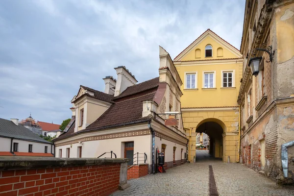 Lublin Polônia Vista Brama Grodzka Portão Histórico Cidade — Fotografia de Stock