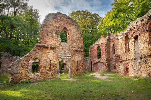 Stock image Ruins of Stary Ksiaz castle in Walbrzych, Poland