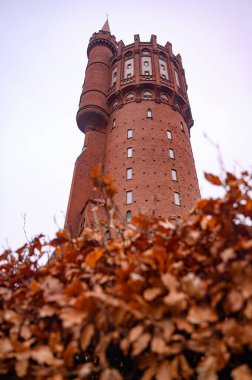 Landskrona gamla vattentornet. Historical water tower in Landskrona. Sweden. High quality photo  clipart