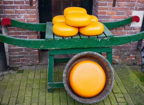Venda Queijos Holandeses Amsterdam Países Baixos — Fotografia de Stock