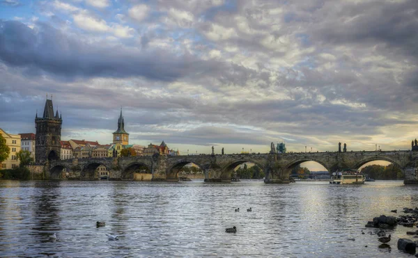 Ponte Charles Praga República Checa — Fotografia de Stock