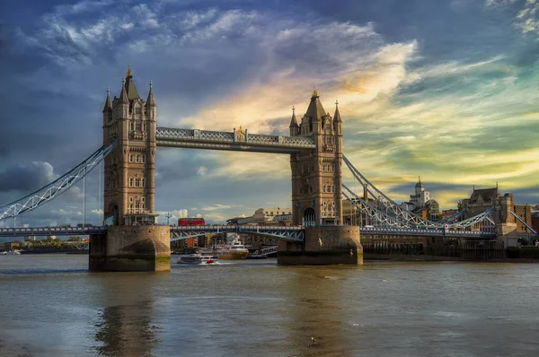 Nádherné Londýnské Město Tower Bridge — Stock fotografie