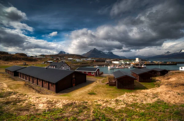Jjpivogur Місто Регіоні Остурланд Сході Ісландії Розташований Муніципалітеті Джапавогшреппур — стокове фото