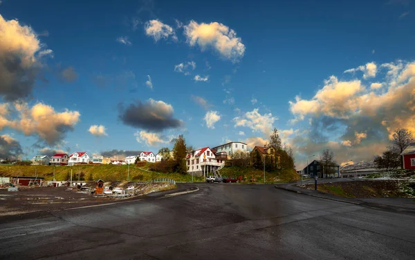 Husavk Small Town North Iceland Shores Skjlfandi Bay — Stock Photo, Image
