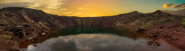 Keri Lago Vulcanico Situato Nella Zona Grmsnes Nel Sud Dell — Foto Stock
