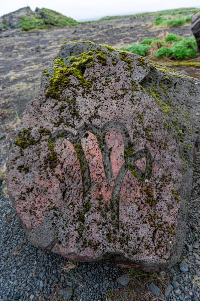 Karlsminni Stone Circle Island Sten Cirkel Ett Monument Stenar Arrangerade — Stockfoto