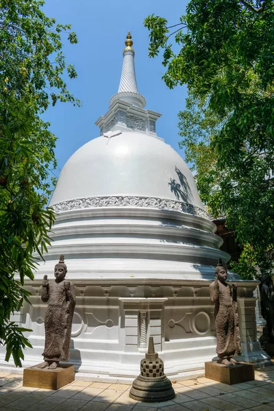 Templo Gangaramaya Uno Los Templos Más Importantes Colombo Sri Lanka —  Fotos de Stock