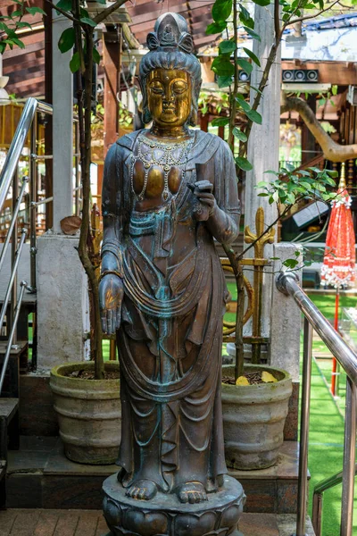 Templo Gangaramaya Uno Los Templos Más Importantes Colombo Sri Lanka — Foto de Stock
