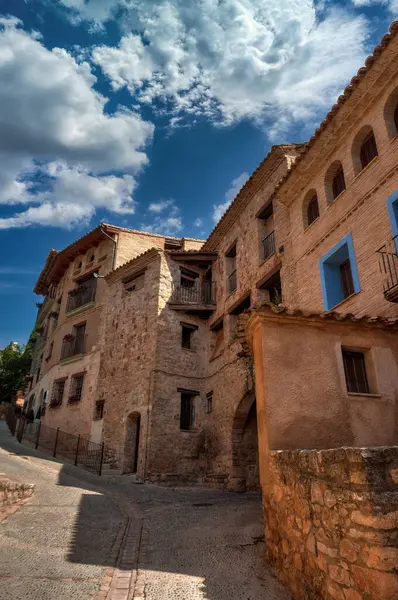 Alquezar Miasto Hiszpanii Regionie Somontano Barbastro Prowincji Huesca — Zdjęcie stockowe