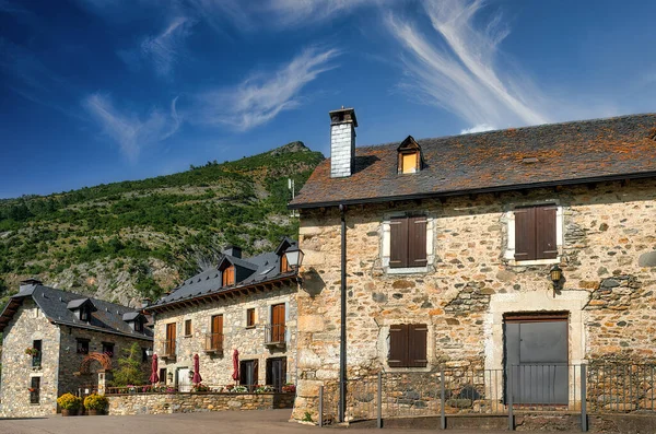 Lanuza Est Une Ville Espagnole Appartenant Municipalité Sallent Gallego Dans — Photo