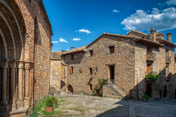 Ansa Jest Miastem Pirenejskim Prowincji Huesca Regionie Sobrarbe Autonomicznej Wspólnoty — Zdjęcie stockowe