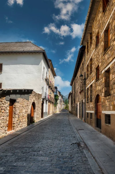 Canfranc Είναι Δήμος Της Περιφέρειας Jacetania Στην Επαρχία Huesca Ισπανία — Φωτογραφία Αρχείου
