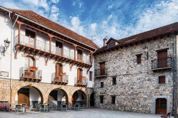 Ans Ist Eine Gemeinde Und Spanische Stadt Der Provinz Huesca — Stockfoto