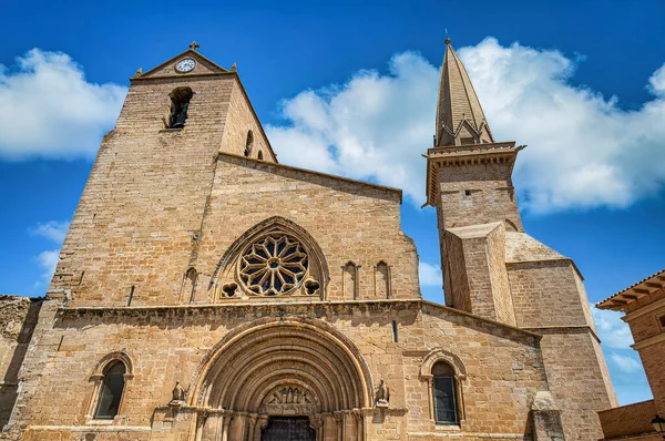 Gereja San Pedro Olite Navarra Spanyol — Stok Foto
