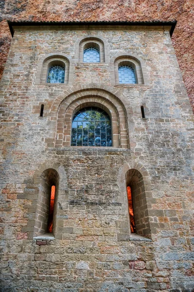 Royal Monastery San Juan Pea Located Botaya Southwest Jaca Huesca — Stock Photo, Image