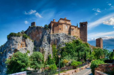 Alquezar is a municipality and Spanish town in the Somontano de Barbastro region, in the province of Huesca, autonomous community of Aragon. Spain clipart