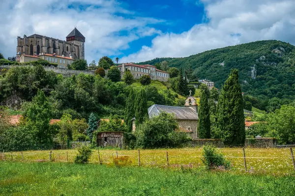 Saint Bertrand Comminges Miejscowość Gmina Francji Regionie Midi Pyrnes Departamencie — Zdjęcie stockowe