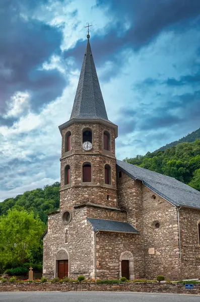 Saint Mamet Είναι Γαλλική Πόλη Και Κοινότητα Στην Περιοχή Occitanie Royalty Free Φωτογραφίες Αρχείου