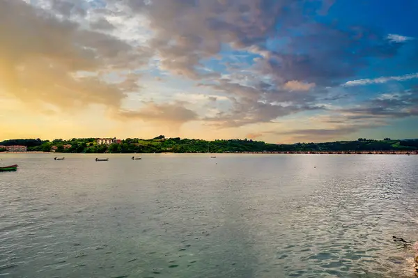 stock image San Vicente de la Barquera is a municipality and town in Cantabria, Spain._