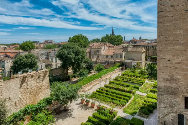 stock image Notre Dame des Doms Cathedral in Avignon, France