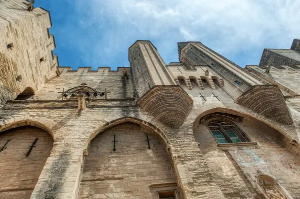 stock image Notre Dame des Doms Cathedral in Avignon, France