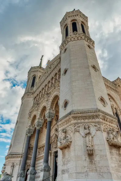 stock image Basilica of Our Lady of Fourviere in Lyon, France