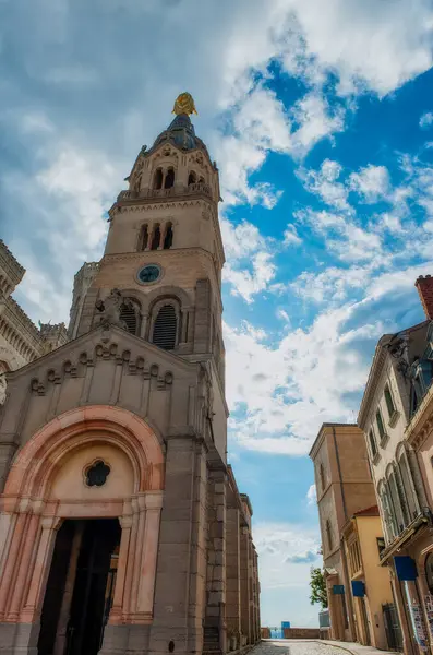 stock image Basilica of Our Lady of Fourviere in Lyon, France